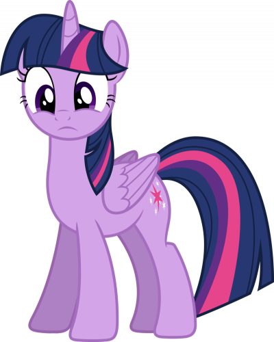 Принцесса Твайлайт в задумчивости