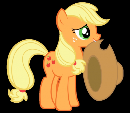 Эпплджек с шляпкой в зубах