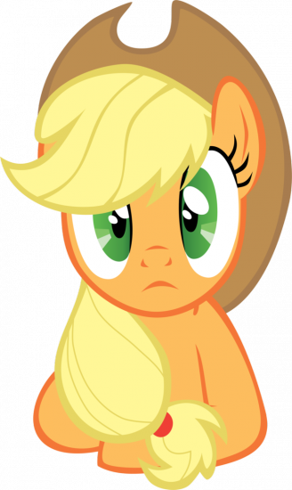 Пони Эпплджек чем-то удивлена