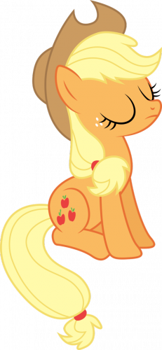 Гордая пони Эпплджек