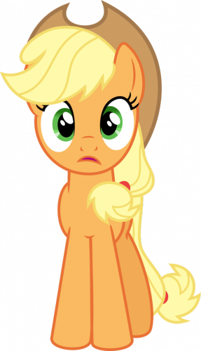 Удивленная пони Эпплджек