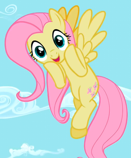 Флаттершай радуется - Флаттершай - YouLoveIt.ru