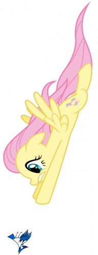 Флаттершай бросается спасать птичку