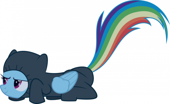 Радуга Дэш подкрадывается незаметно