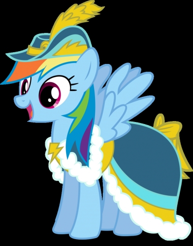 радуга в наряде для коронации