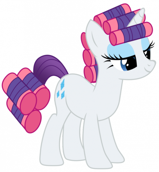 Рарити в бигудях