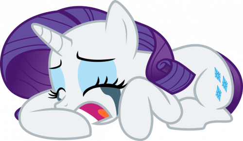 Пони Рарити плачет