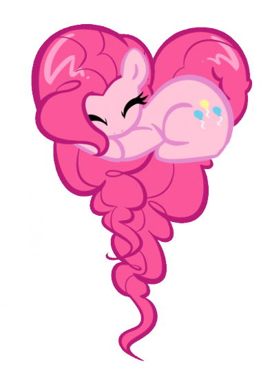 Пинки Пай картинка сердечком
