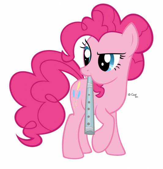 Пинки Пай с флейтой