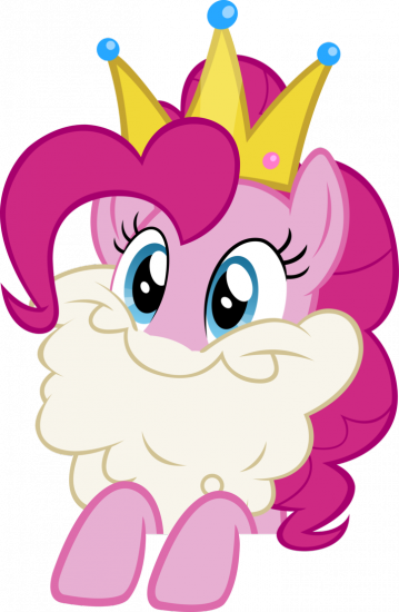 Пинки Пай с накладной бородой