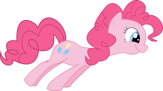 Пинки Пай вытянулась
