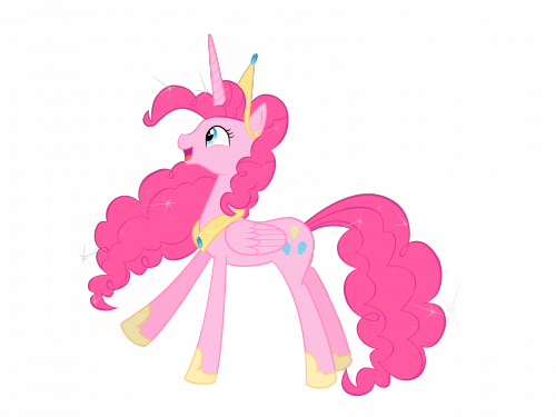 Пинки Пай в образе принцессы