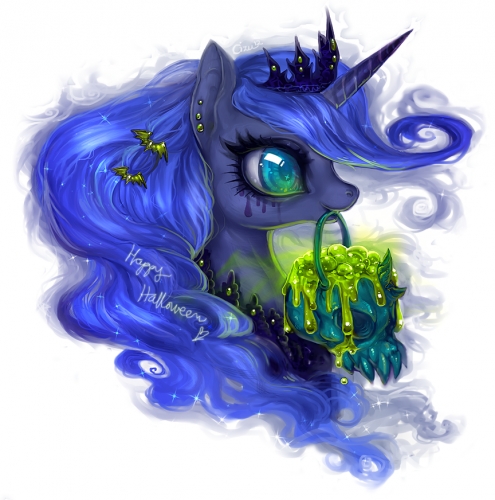 Принцесса Луна на Хэллоуин