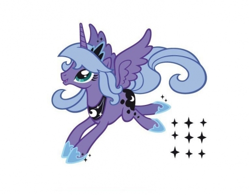 Красивая принцесса Луна