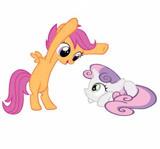 Мои маленькие пони: Скулату пугает Свити Белль