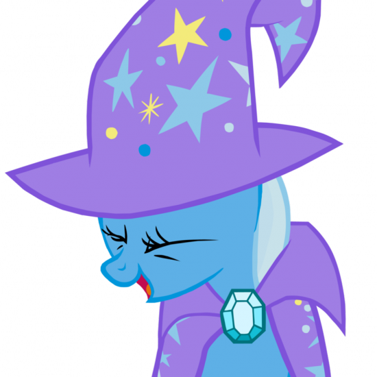 Трикси смеется