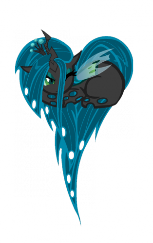 Королева Крисалис сердечко