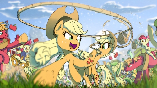 Семья Эпплджек, обои на рабочий стол