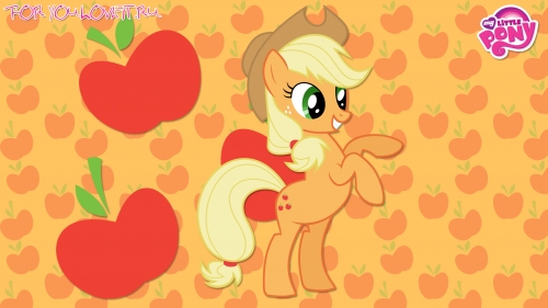 Обои для рабочего стола с ЭпплДжек Дружба это Магия