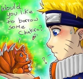 Наруто и Кьюби