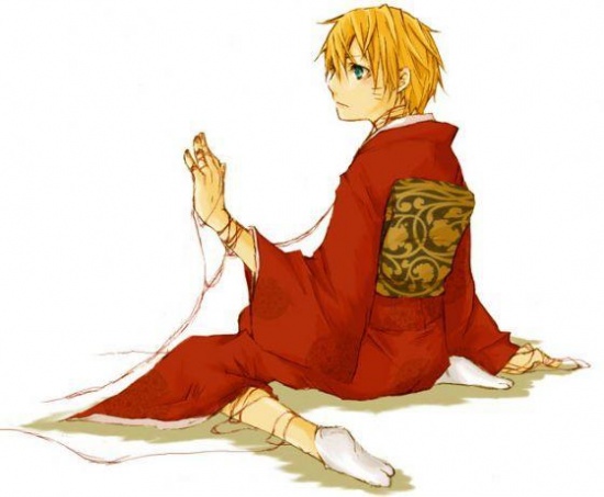 Наруто в кимоно