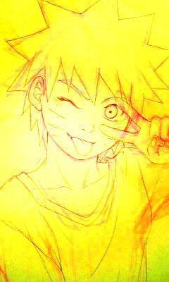 Наруто карандаш