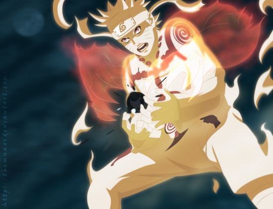 бомба хвостатого Наруто