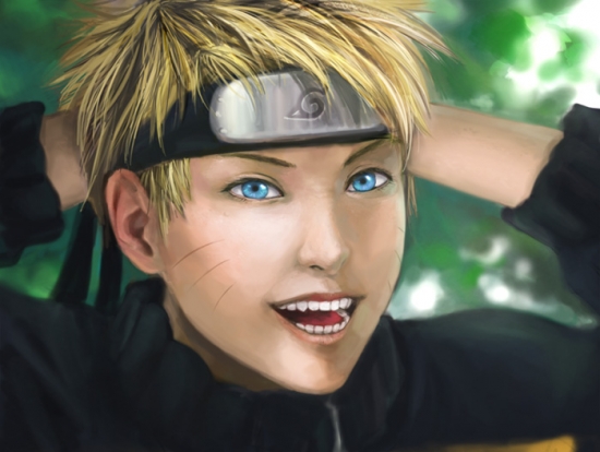 Красивый арт Наруто