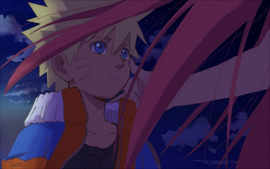 Маленький Наруто и Кушина