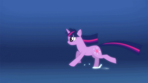 Твайлайт бежит