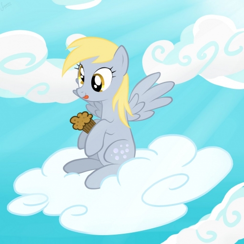 Дерпи на облаке от bloom1213