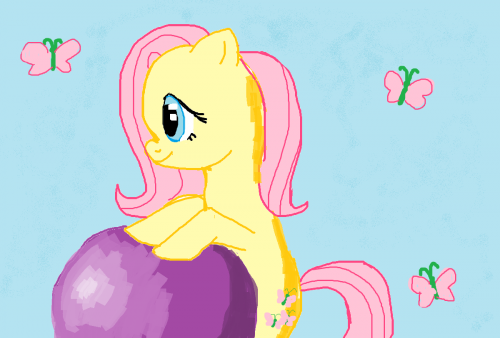 Флатершай с шаром или у меня нет планшета((