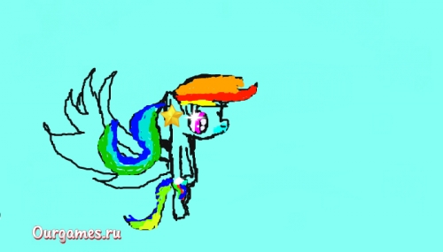 Радуга в интересном стиле