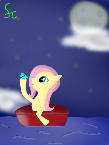 Флатти и бабочка:3