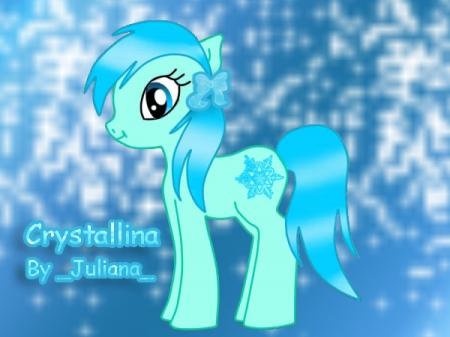 Снежная пони Кристаллина (обработка)
