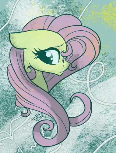 Портрет пони Флаттершай