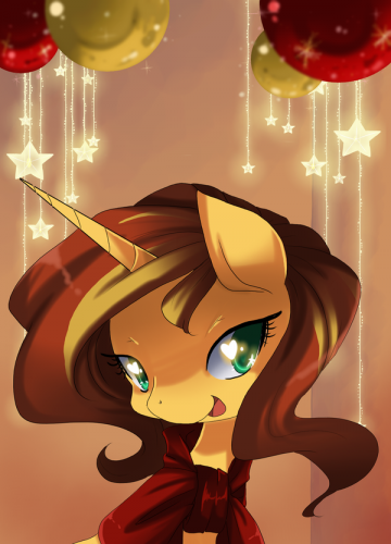 Новогодняя Сансет Шиммер