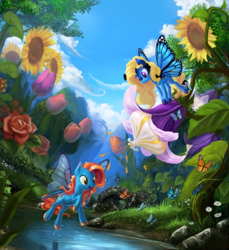 Пони бабочки