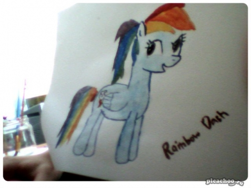 Радуга Деш (рисунок сфотан на веб-камере)