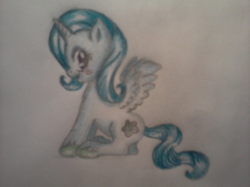 Пони раскрашенная версия