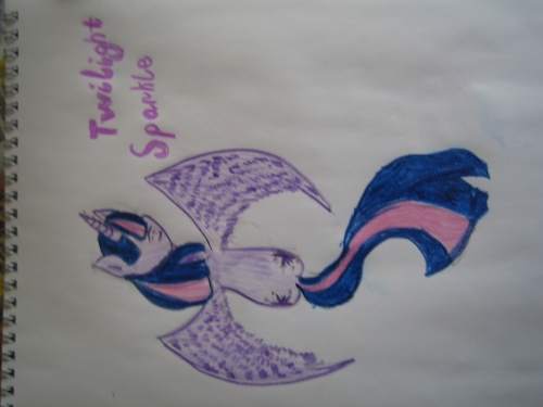 Твайлайт в образе аликорна