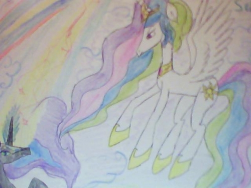 Битва Селестии и Найтмейр Мун