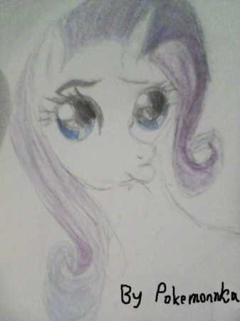 Грустная Рарити