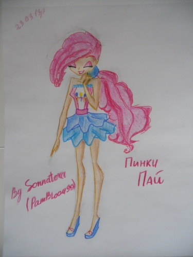 Пинки Пай в стиле Винкс