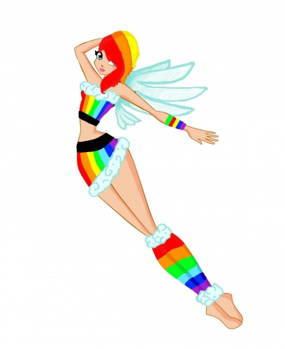 Радуга в стиле Винкс