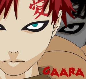 Gaara страшный взгляд