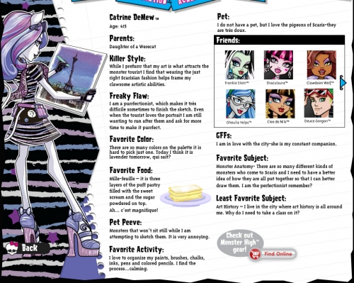 БИО Кетрин де Мяу