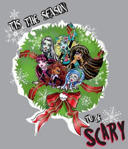 Праздничная открытка с монстряшками