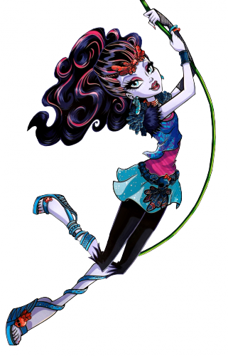 Джейн Булитл на лиане