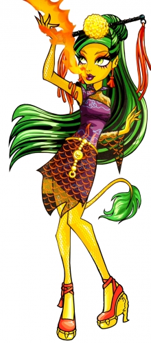 Джинафаер Лонг выдыхает огонь